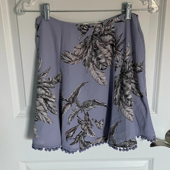 Aritzia Tularosa Iris high waisted rise Skirt in Chambray Purple 18748 - Picture 3 of 13